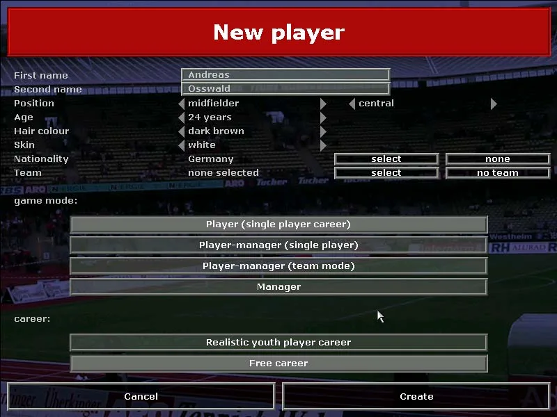 Championship Soccer – Screenshot 4