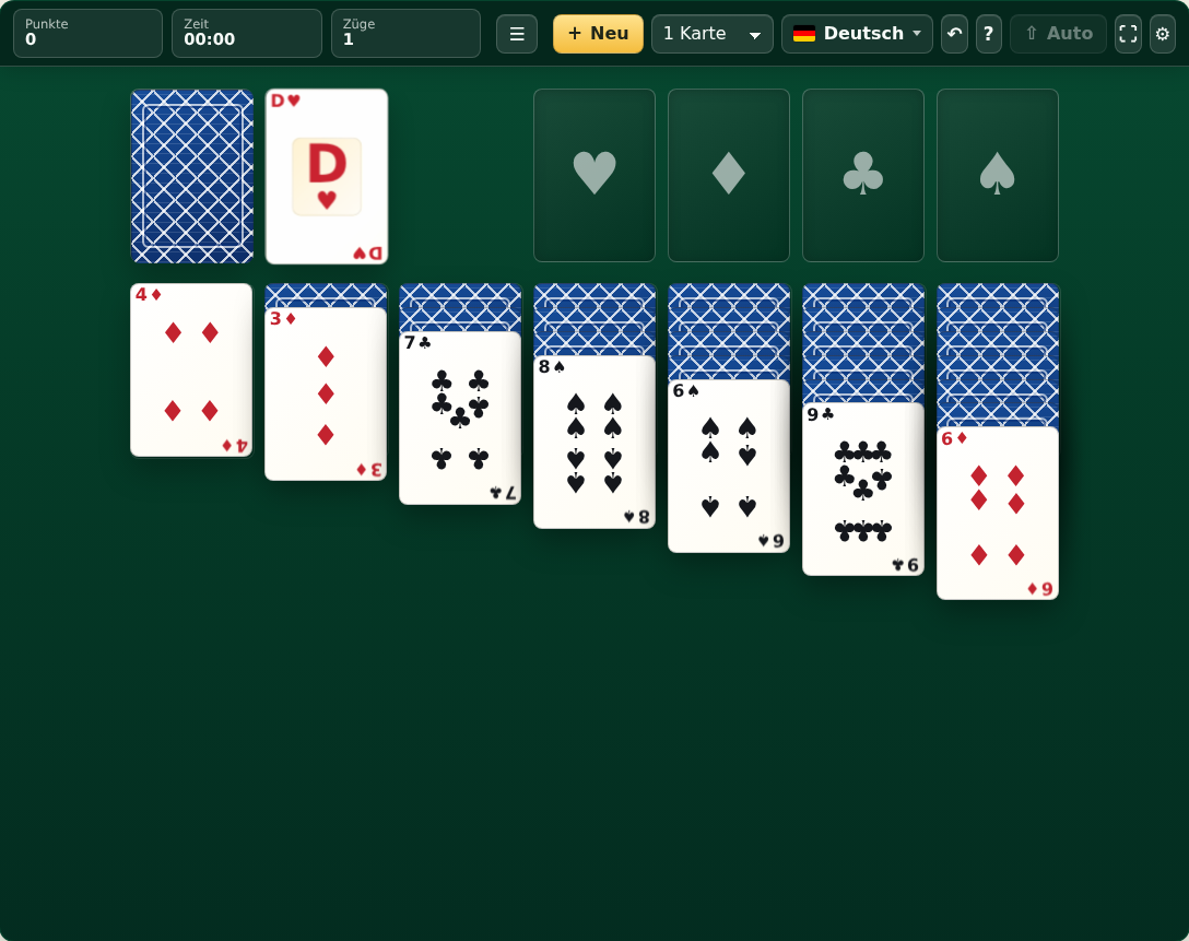 Kartenblitz Solitaire – Screenshot 1